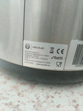 Olla a presión Cecotec GM Modelo H