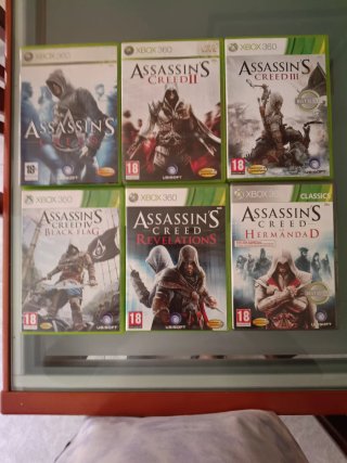 Lote 6 Videojuegos Assassin's Creed Xbox 360