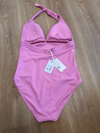 Traje de baño Tommy Hilfiger rosa