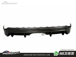 DIFUSOR TRASERO FORD FOCUS MK3 2015-2018 NEGRO BRILLO