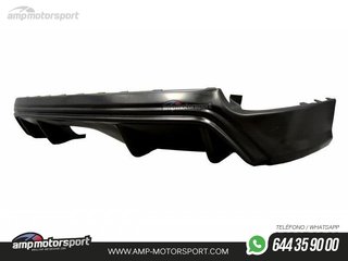 DIFUSOR TRASERO FORD FOCUS MK3 2015-2018 NEGRO BRILLO