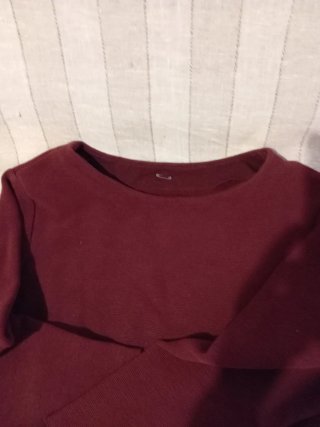 Jersey morado de manga larga