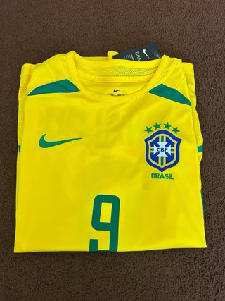 Camiseta Brasil Ronaldo 9. Talla M