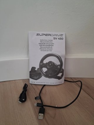 Volante Superdrive SV450 + Pedali + Scatola