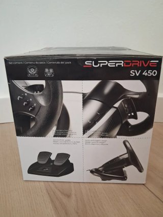 Volante Superdrive SV450 + Pedali + Scatola