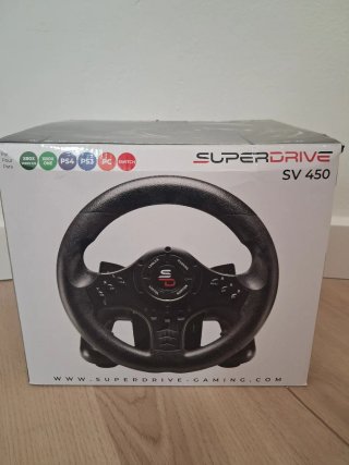 Volante Superdrive SV450 + Pedali + Scatola