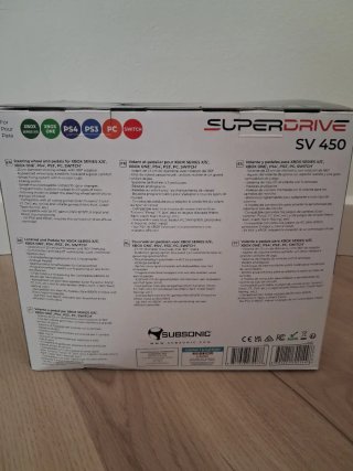 Volante Superdrive SV450 + Pedali + Scatola