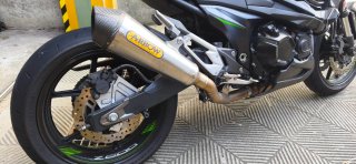 Kawasaki Z800e Negra y Verde