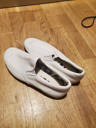Zapatillas japonesas Fukuyama blanca slip-on 27 cm