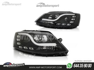 FAROS DELANTEROS LUZ DIURNA LED REAL + TUBE LIGHT PARA VOLKSWAGEN JETTA