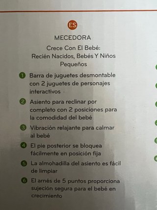 Hamaca Bebé Bright Starts 3-en-1