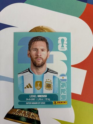 Cromo Messi Panini Argentina Se cambia por Ferran