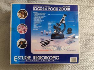 Estuche Microscopio Vintage 62 Piezas