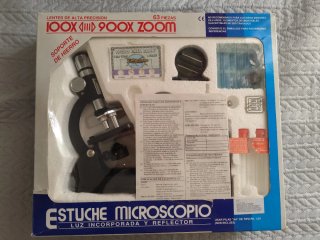 Estuche Microscopio Vintage 62 Piezas
