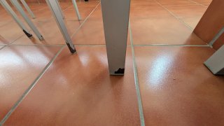 Mesa y 2 sillas Cristal Negro 80cm Extensible