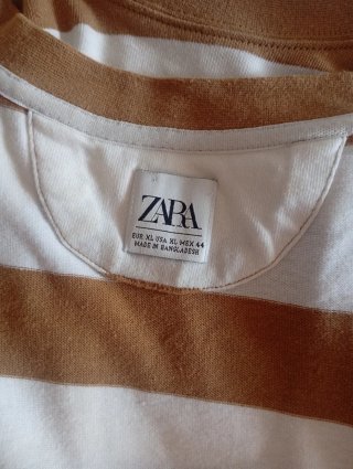 Camiseta Zara rayas
