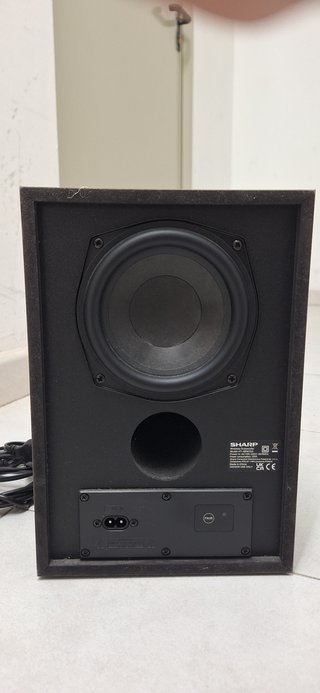 Barra Sonido Sharp con Subwoofer Negro
