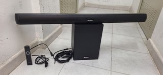 Barra Sonido Sharp con Subwoofer Negro