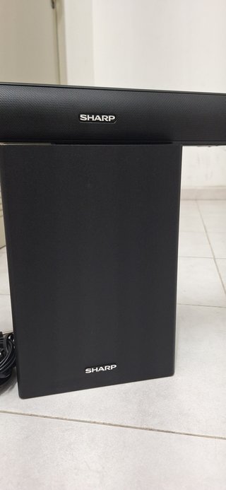 Barra Sonido Sharp con Subwoofer Negro