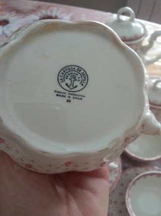 Juego de café inglés,la Cartuja
