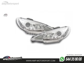 FAROS DELANTEROS LUZ DIURNA LED PARA PEUGEOT 206
