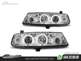 FAROS DELANTEROS OJOS DE ANGEL PARA OPEL CALIBRA