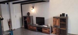 Mueble de salón NELLEKE 4 piezas typo loft moderno