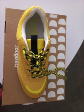 Zapatillas Desigual Amarillas Talla 37