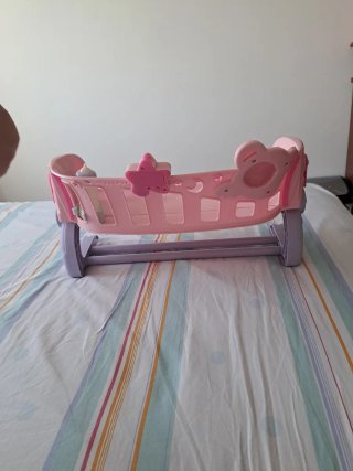 Cuna nenuco con rosa con luz y musical