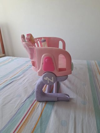 Cuna nenuco con rosa con luz y musical