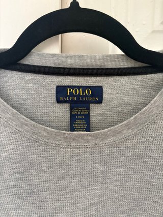 Polo Ralph Lauren Gris Crewneck Sweater