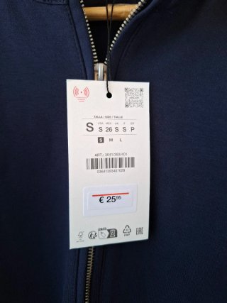 Sudadera cremallera