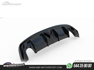 DIFUSOR TRASERO ALFA ROMEO GIULIETTA 2010-2020 NEGRO MATE