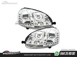 FAROS DELANTEROS LUZ DIURNA LED PARA VOLKSWAGEN GOLF / VARIANT / JETTA MK5