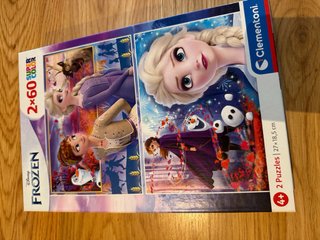 Puzzle Frozen 2x60 piezas Clementoni