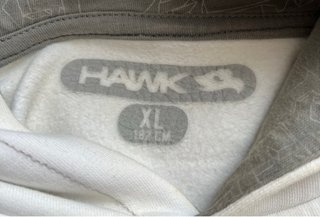 Sudadera con capucha blanca