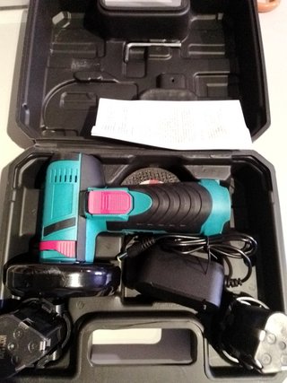 Mini radial litio 3 baterías 2000mha y caja