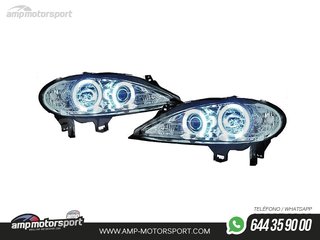 FAROS DELANTEROS OJOS DE ANGEL CCFL PARA RENAULT MEGANE