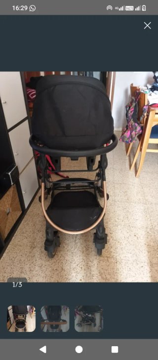 Carro bebé con maxicosi