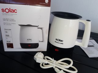 Hervidor Eléctrico Solac Choco-Latte Blanco