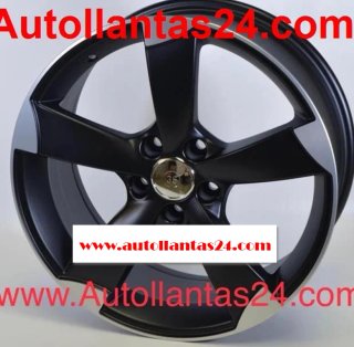 Juego 4 llantas para Audi Italia black 18 r245822