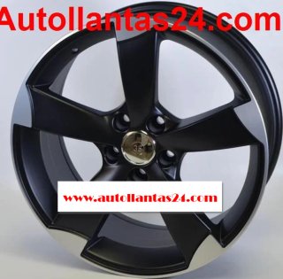 Juego 4 llantas para Audi Italia black 18 r245822