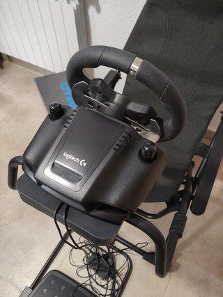 Volante Logitech G920 + pedales + asiento GAME RC