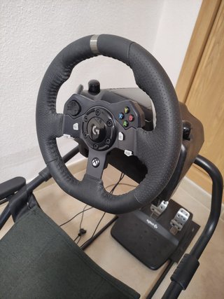 Volante Logitech G920 + pedales + asiento GAME RC