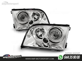 FAROS DELANTEROS LUPA PARA MERCEDES CLASE S W140