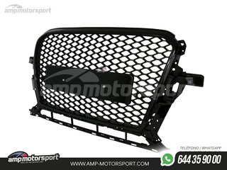 PARRILLA DELANTERA PARA AUDI Q5 2012-2015 NEGRO BRILLO