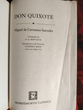 Cervantes El Quijote en Inglés