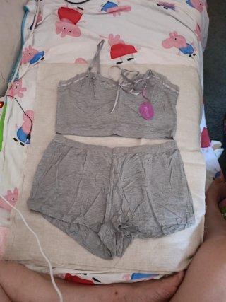 Pijama Verano Talla XL Corto Gris
