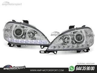 FAROS DELANTEROS LUZ DIURNA LED PARA MERCEDES CLASE ML W163