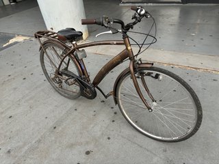 Bicicleta adulta con silla para niño